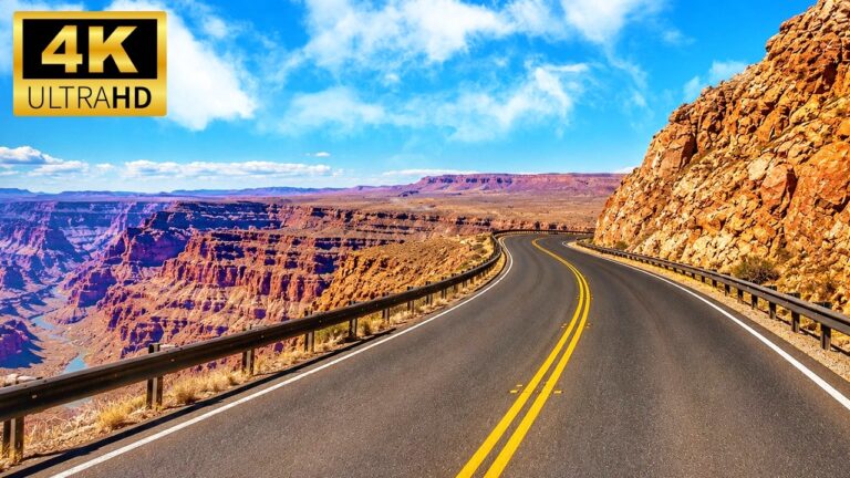 Las Vegas to Grand Canyon Complete Scenic Drive | Nevada to Arizona via Hoover Dam 4K