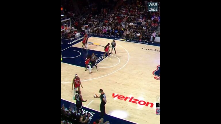 Last 12.8 seconds of Las Vegas Aces vs Washington Mystics