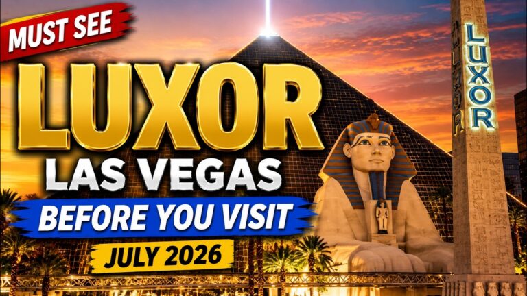 Luxor Las Vegas 2026 Walking Tour 4K HDR POV | Inside the Famous Pyramid Hotel