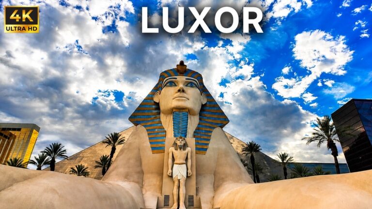 Luxor Las Vegas Walking Tour | Extreme Summer Heat & Iconic Pyramid | July 2026 [4K HDR]