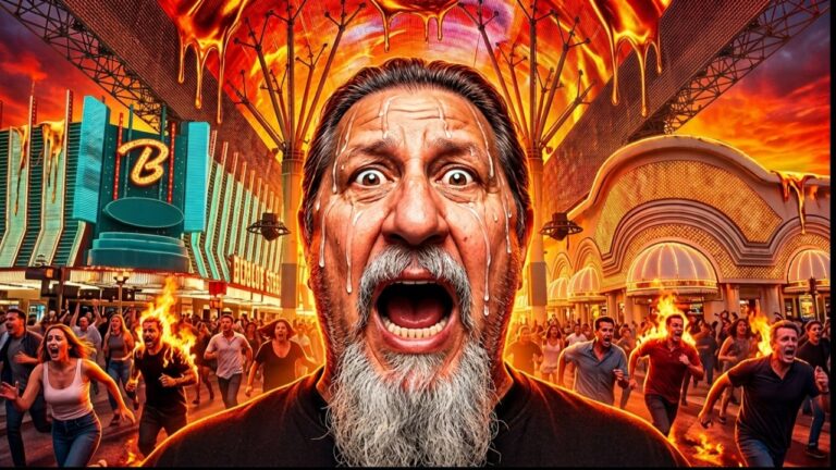 Miserable Heat On Fremont Street LAS VEGAS – Livestream!