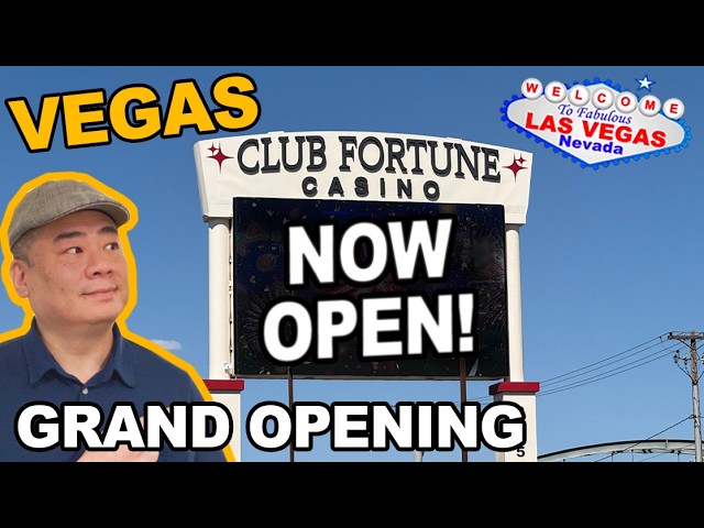 NEWEST CASINO IN VEGAS “Club Fortune North” Grand Opening in North Las Vegas