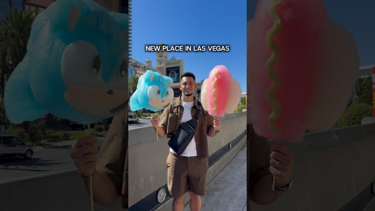 New Spot To Try in Las Vegas! #HostedByPuffy 🍭 Puffy Cotton Candy Miracle Mile Shops