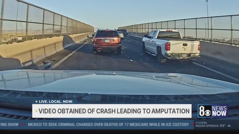 New video shows violent Las Vegas DUI crash that left driver without a hand