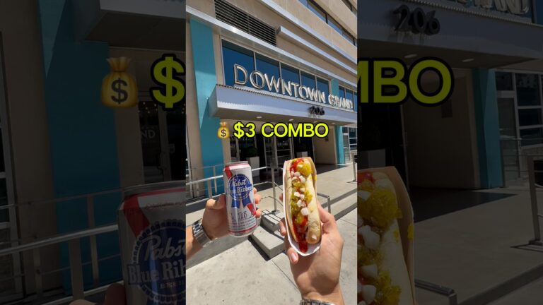 One of the best cheap eats in Las Vegas!$3 Combo at The Downtown Grand