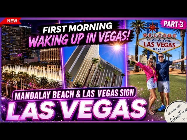 Our First Morning Waking Up in Las Vegas!