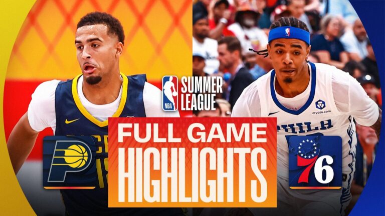 PACERS vs 76ERS | LAS VEGAS SUMMER LEAGUE | FULL GAME HIGHLIGHTS | July 11, 2026