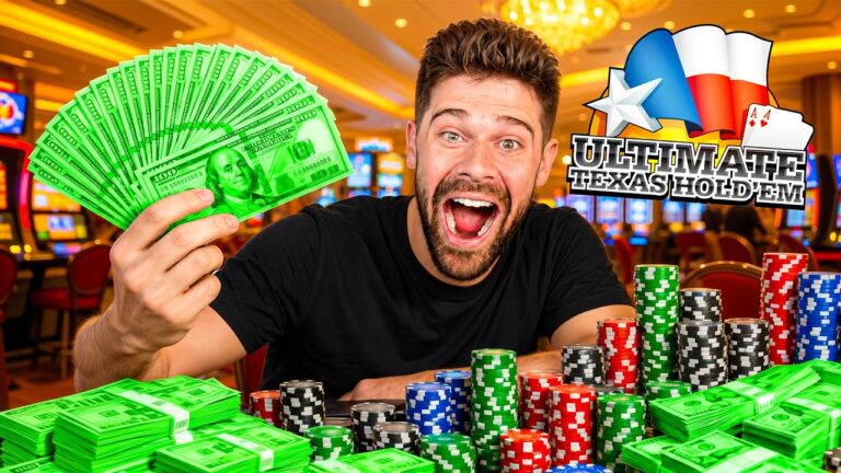 Playing Ultimate Texas Holdem in LAS VEGAS!