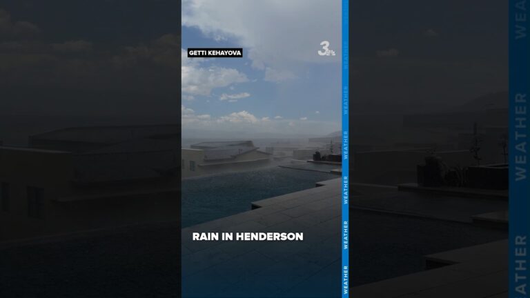 Rain in Vegas Valley