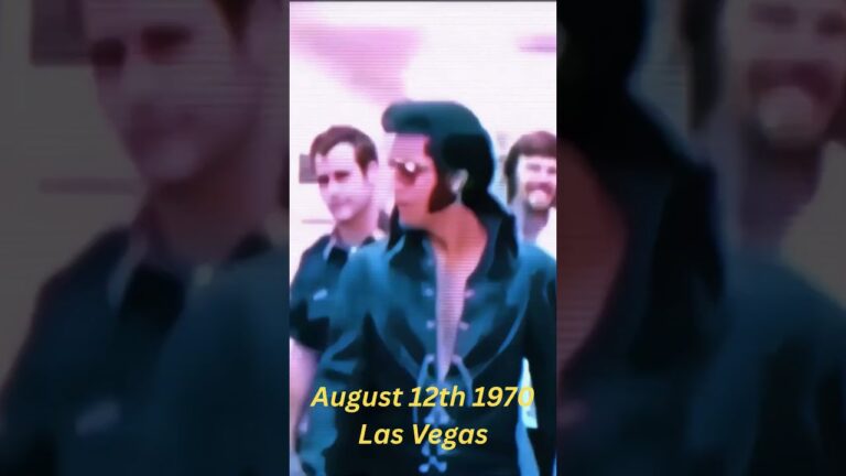 Rare moments: Elvis Presley in Las Vegas 1970 #elvispresley #vintage #shorts