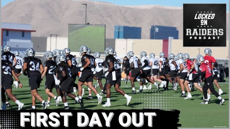 Recap of Las Vegas Raiders 1st day of camp and the theme they are rolling with