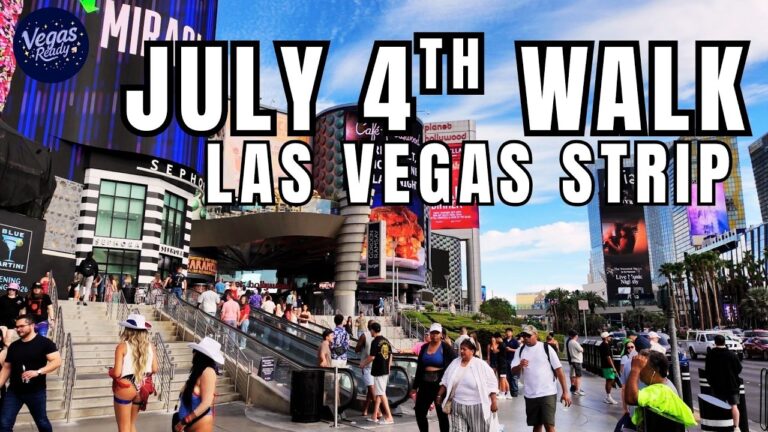 Saturday July 4th Walk On The Las Vegas Strip 2026