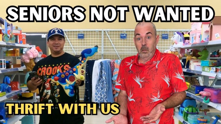 Seniors Are Not Popular Here | Thrifting with Sonny In Las Vegas