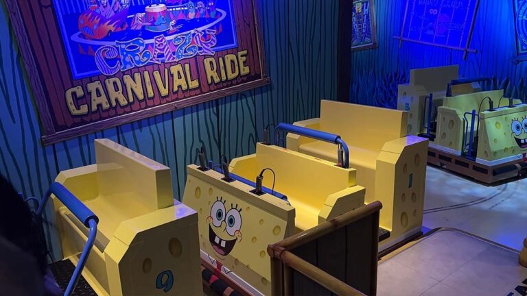Spongebob Squarepants dark ride at Circus Circus in Las Vegas