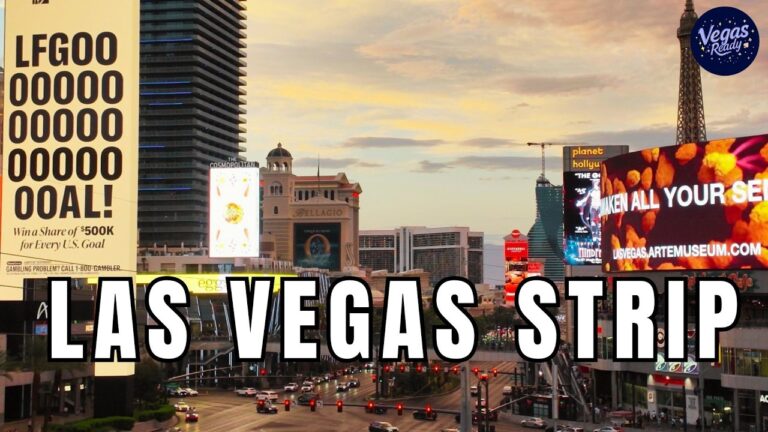 Sunday Sunset Walk On The Las Vegas Strip Summer July 2026