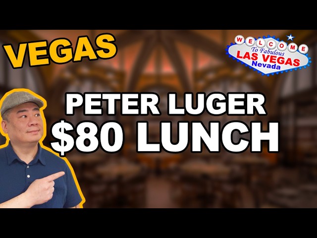 The $80 Peter Luger Power Lunch! Caesars Palace Las Vegas