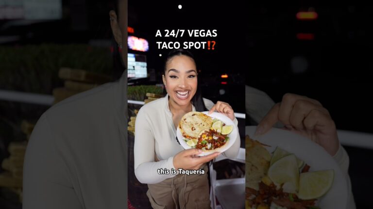 The Best 24-Hour Tacos in Las Vegas ‼️ #foodie #tacos #mexicanfood #shorts #vegas