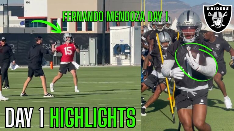 The Las Vegas Raiders Training Camp Highlights Are STANDING OUT… | Day 1 News Raiders |