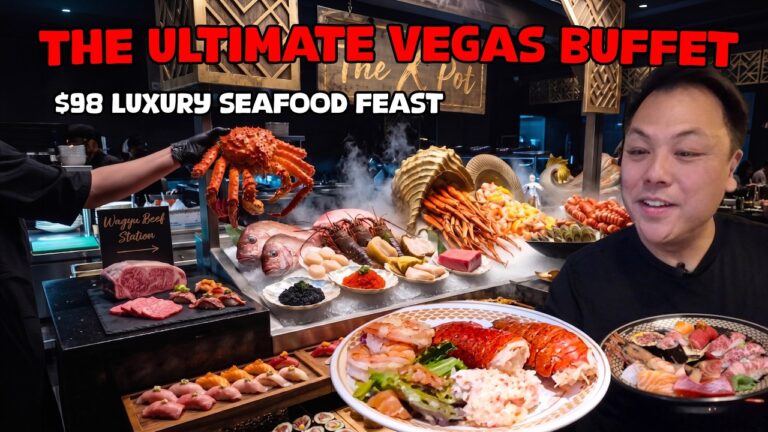 The Ultimate LAS VEGAS BUFFET!  AYCE Lobster, Wagyu, Seafood & More!