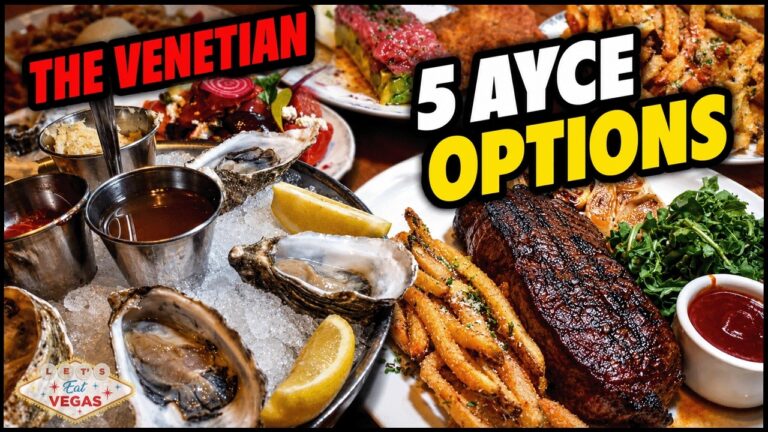 The Venetian Has 5 Very Different AYCE Options