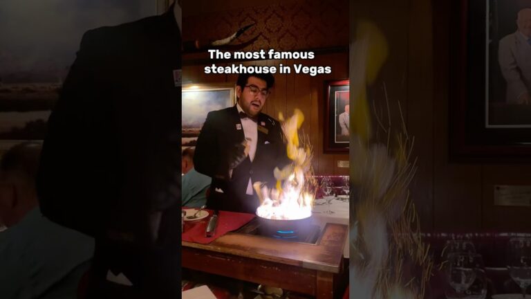 The most famous steakhouse in Vegas #lasvegasfoodie #lasvegas #steakhouse #steak