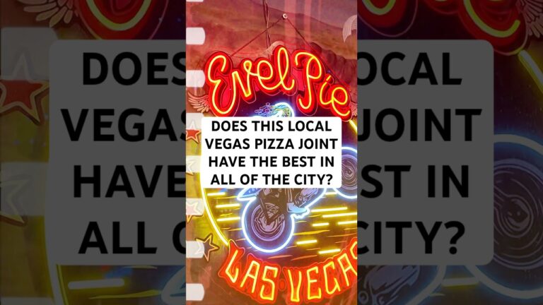 They Say This Is Las Vegas’ BEST PIZZA – We Had to Try #lasvegas #pizza