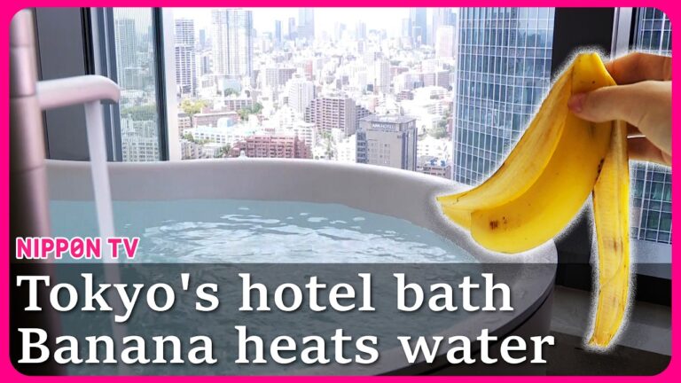 Tokyo’s luxury hotel challenge using bananas to heat water at Takanawa Gateway City
