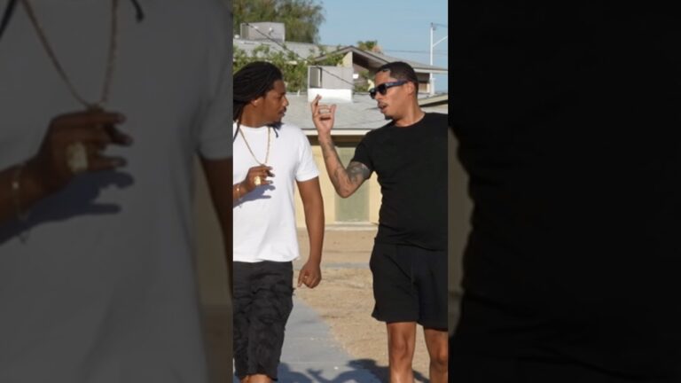 Trolling thugs in Vegas hoods 😂 #fyp #shorts #funny