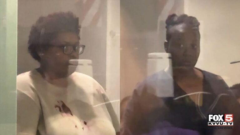 Two women arrested in fight outside Las Vegas Walmart appear in court