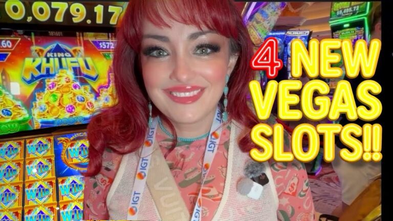 UNLOCKING BIG MONEY BONUSES in LAS VEGAS!!!! 4 NEW SLOTS by IGT GAMING!!