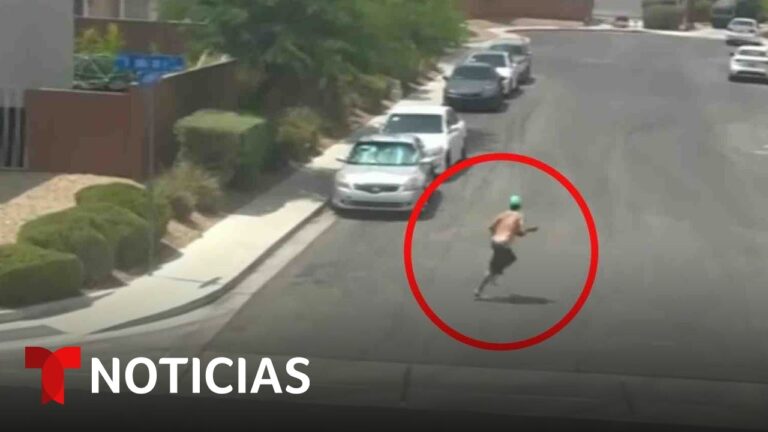 Un hombre sembró pánico durante tiroteo en un vecindario de Las Vegas | Noticias Telemundo