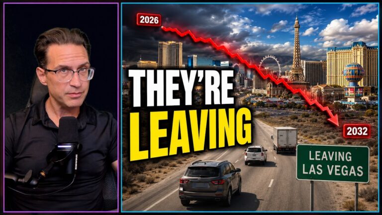 Vegas is BLEEDING Residents at a SCARY rate. 2032 Negative Population Growth in Las Vegas.