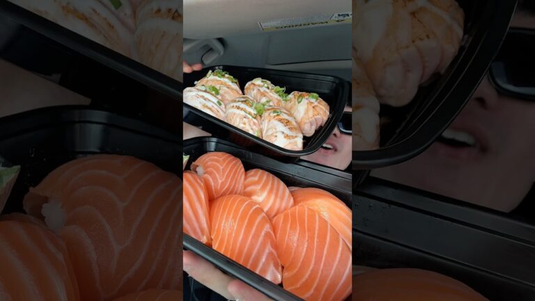 Viral FAT nigiri’s at Sushi & Joy in Las Vegas #shorts