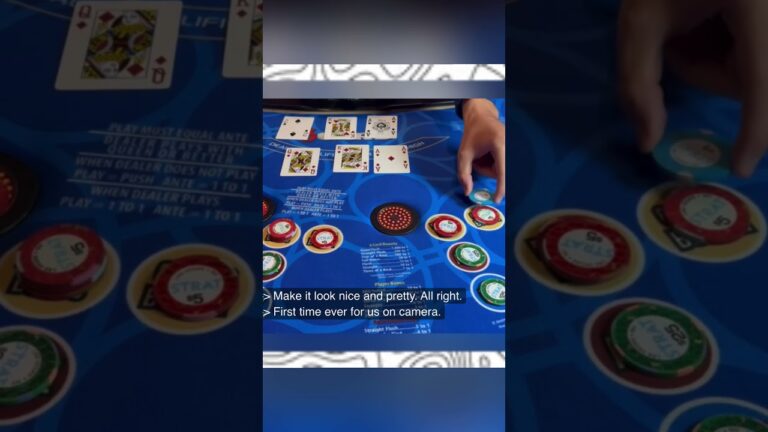 WOW!! MINI ROYAL!!! 3 CARD POKER in LAS VEGAS!