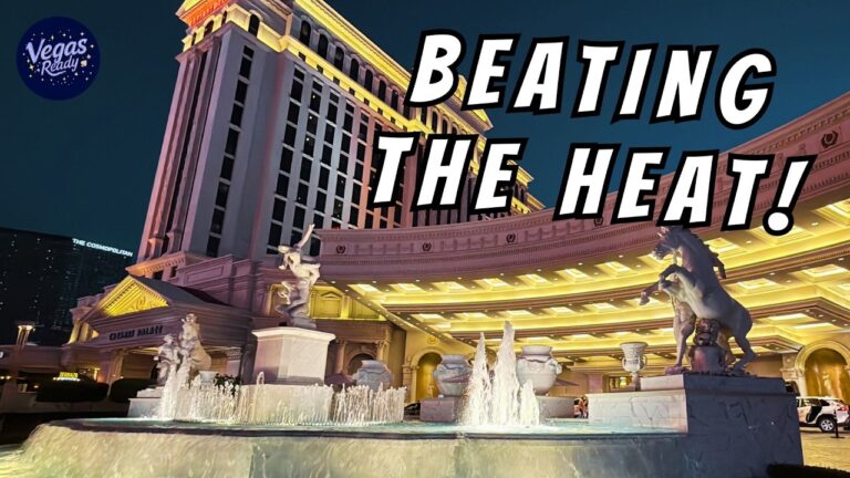 Walking Tour Inside Caesars Palace Las Vegas – Staying Cool In July 2026 On The Strip