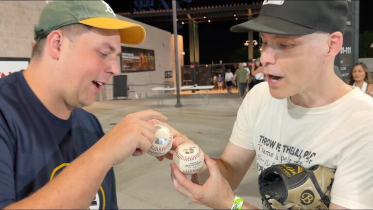 We were STUNNED to get baseballs like this in Las Vegas