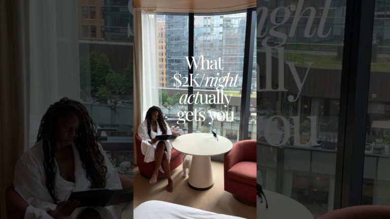What $2k/night gets you at a luxury hotel