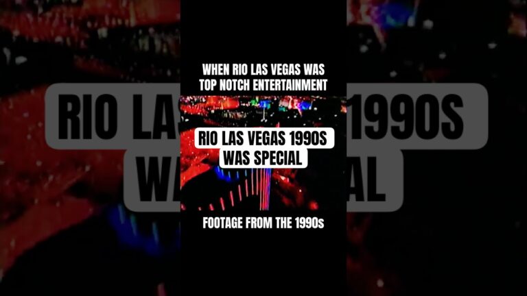 When Rio Las Vegas Was Top Notch Entertainment in the 90s #lasvegas #shorts