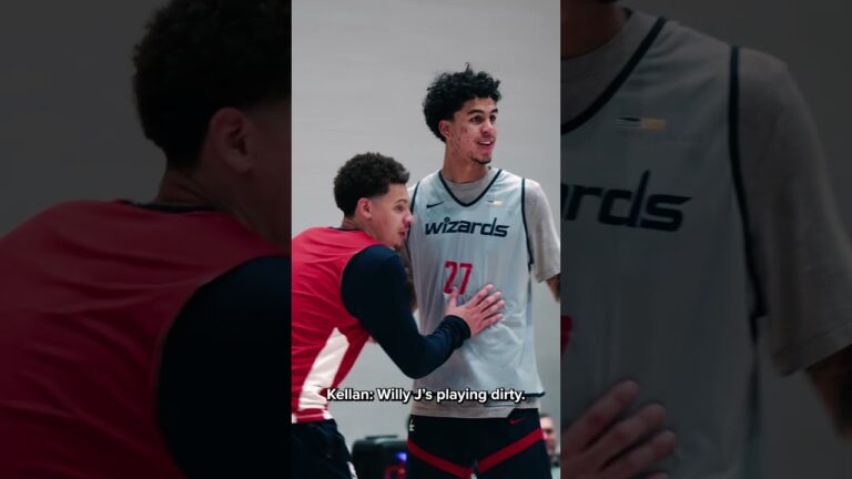 Will Riley Mic’d Up in Vegas #washingtonwizards #nba #basketball