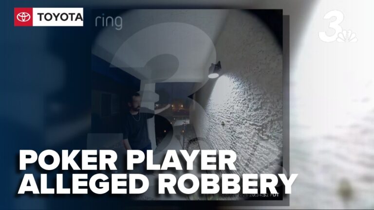 World Series of Poker player said he was robbed after collecting winnings in Las Vegas