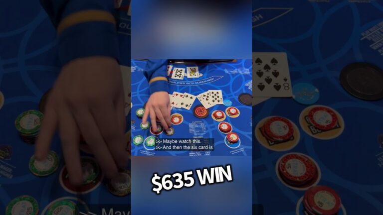 2 MONSTER WINS!! BOOM! 🔥🔥 3 CARD POKER in LAS VEGAS