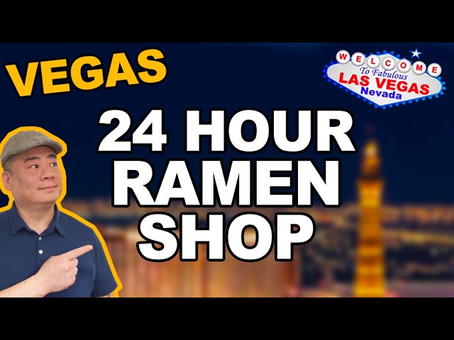 24 Hour Ramen Shop? Can it be any good? Las Vegas