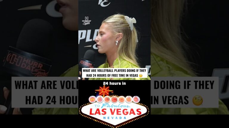 24 hours in Las Vegas with no practice, no matches and no team schedule… #volleyball #huskers #gbr
