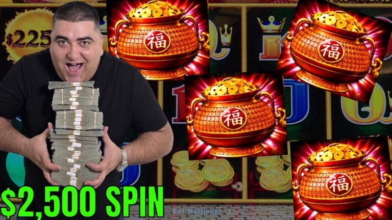 $2,500 Spin Non Stop BONUSES & JACKPOTS On Million Dollar Dragon Link