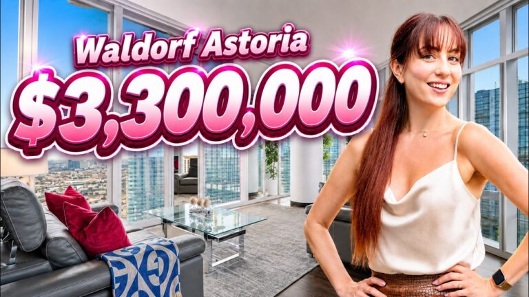 $3.3M Luxury High Rise Condo Tour on the Las Vegas Strip | Waldorf Astoria