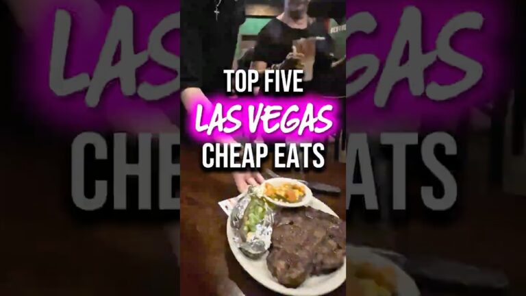 5 CHEAP EATS in Las Vegas You Need to Try! 💰🍔 #vegaseats #vegasdining #vegasbuffet