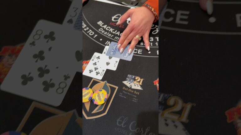 $6,000 blackjack bet in Las Vegas!