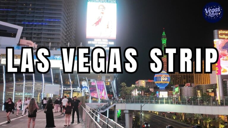 A Chill Weekday Night Walk On The Las Vegas Strip End of August 2026