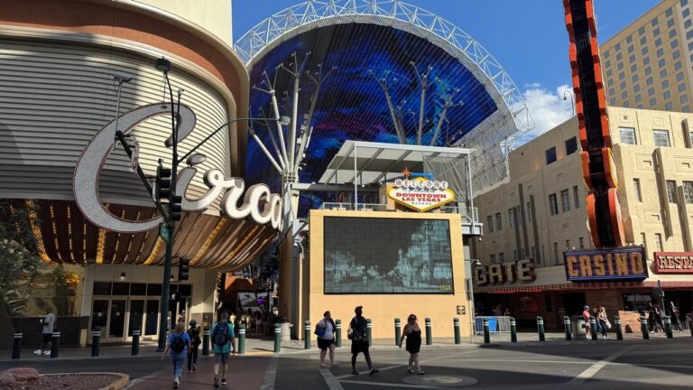 A Wild Sunday Night on Fremont Street In Las Vegas IRL