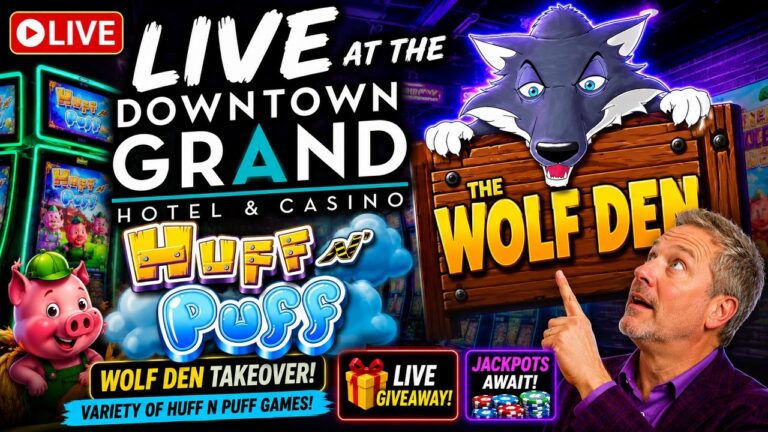 🔴 ALL HUFF N’ PUFF in the Wolf Den! LAS VEGAS at the DOWNTOWN GRAND!